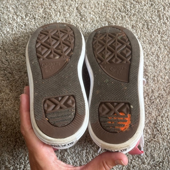 Converse Kids Chuck Taylor All Star Move Platform High Top Sneaker Size 13 Pink - Picture 6 of 7